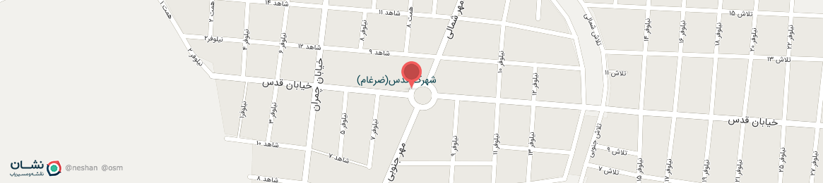 عکس میدان قدس دورود