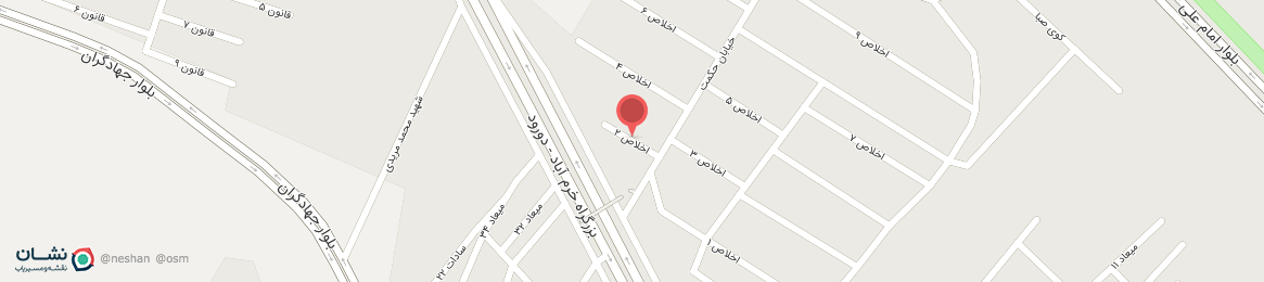 عکس خیابان اخلاص 2 دورود