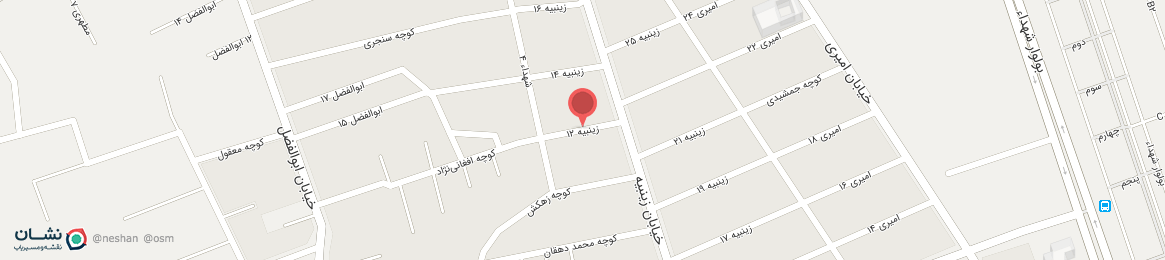 عکس کوچه زینبیه 12 بم