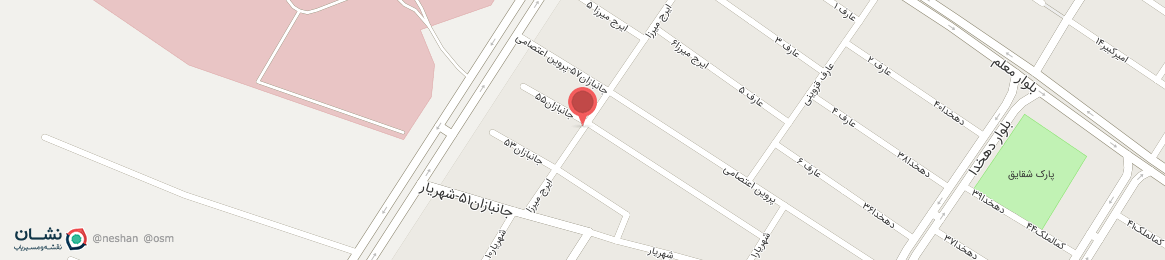 عکس خیابان ایرج میرزا کاشمر