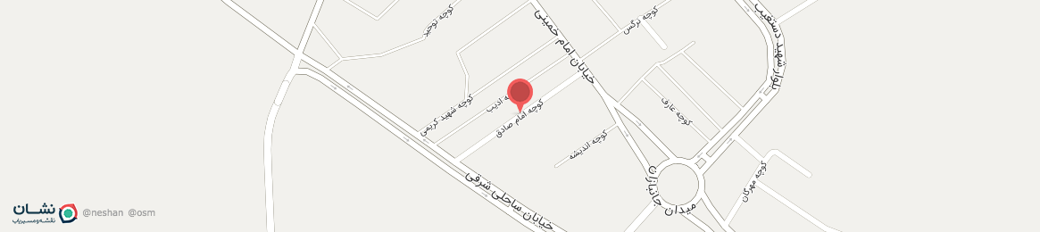 عکس خیابان امام صادق بوانات