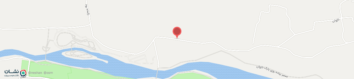 عکس خیابان مسیر شمالی پارک جنگلی ناژوان اصفهان