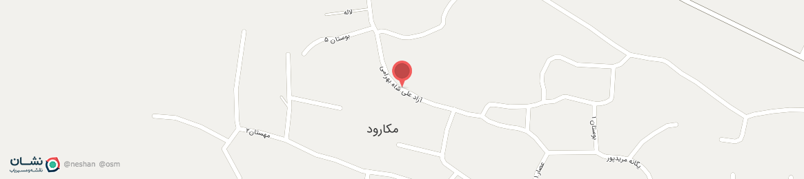 عکس خیابان آزاد علی شاه بهرامی مکارود