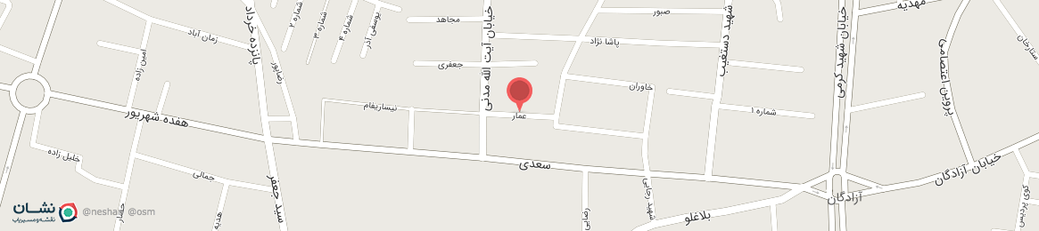 عکس خیابان عمار مراغه