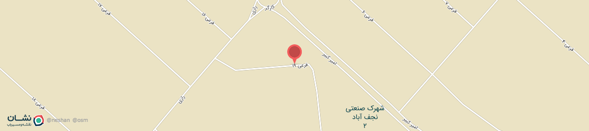 عکس خیابان فرعی 19 بخش مرکزی شهرستان نجف آباد