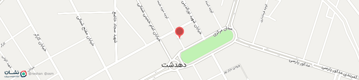 عکس خیابان حوزه علیمه دهدشت