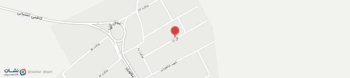 عکس خیابان گل آرا محلات