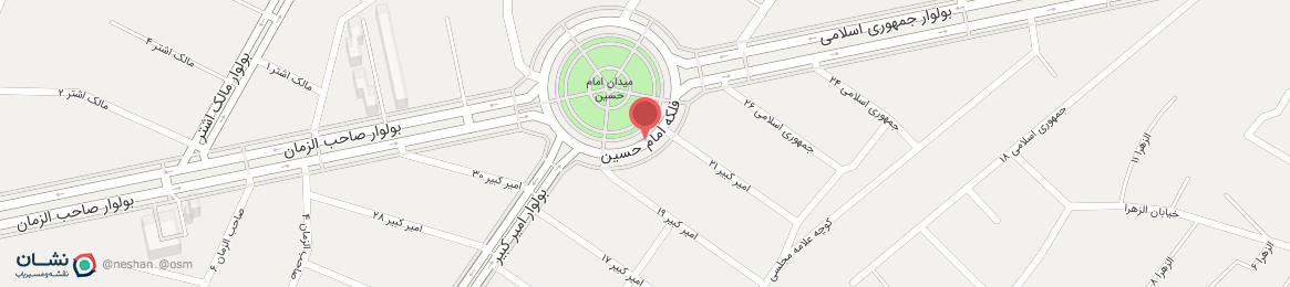 عکس فلکه امام حسین بم