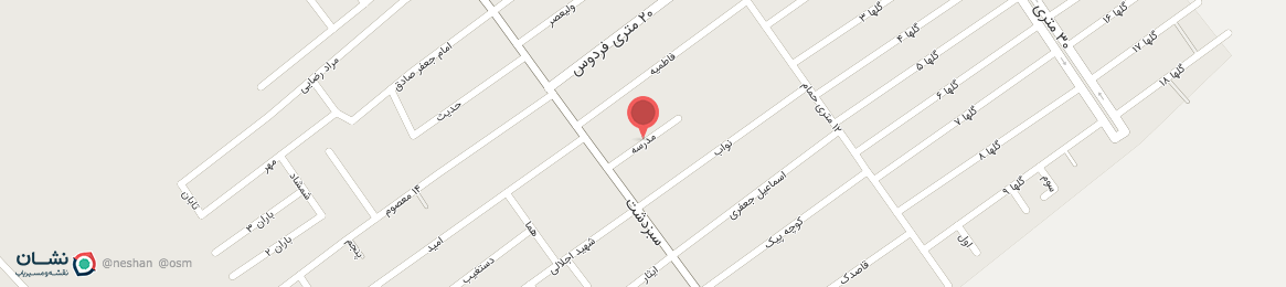 عکس خیابان مدرسه گلستان