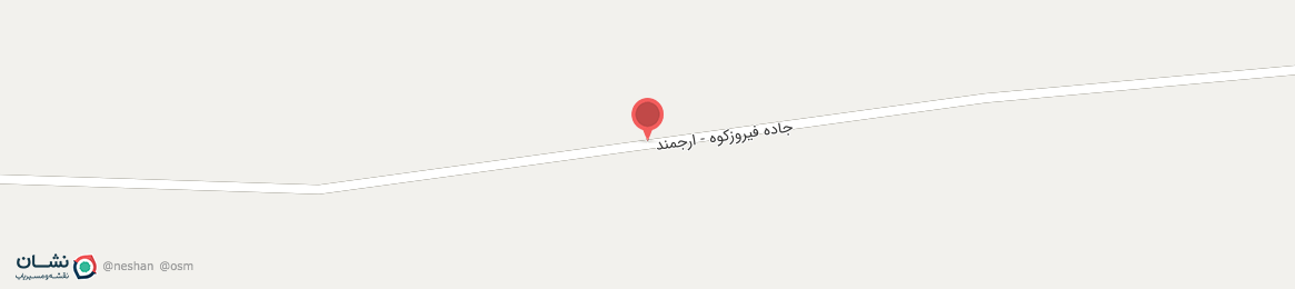 عکس جاده فیروزکوه - ارجمند بزمیچال