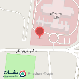 عکس پارکینگ بیمارستان رازی