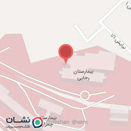 عکس درب ورودی اصلی انتقال بیمار بیمارستان رجایی 