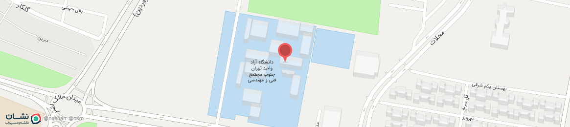 عکس ساختمان شماره 1 دانشگاه آزاد اسلامی واحد جنوب