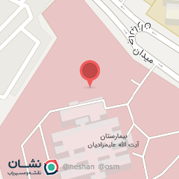 عکس پارکینگ بیمارستان آیت الله علیمرادیان