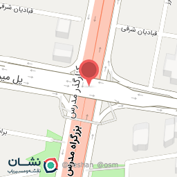 عکس پل و تقاطع میرداماد