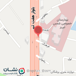 عکس ایستگاه اتوبوس بیمارستان شمس-