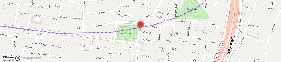 عکس ایستگاه اتوبوس میدان آیت الله سعیدی