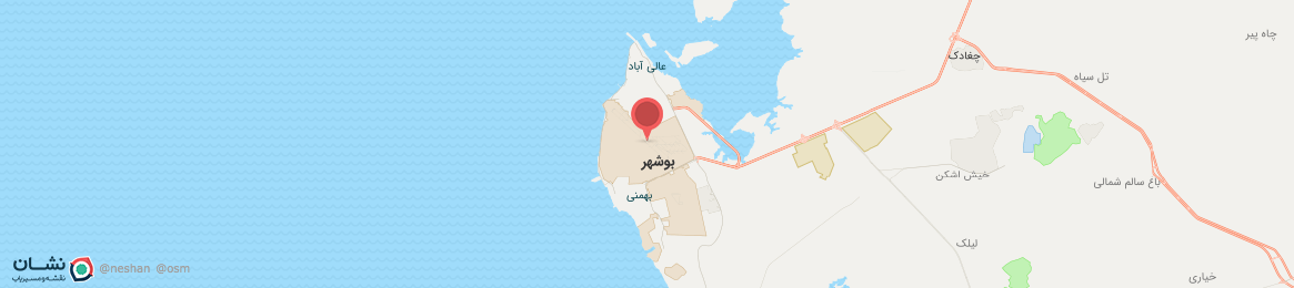 عکس نقشه بوشهر