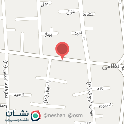 عکس چهار راه حکیم نظامی