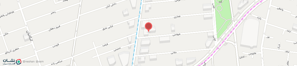 شرکت فراب (بهجت آباد، تهران) - نقشه نشان