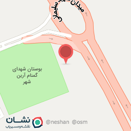 عکس پارکینگ ورودی شماره 1 بوستان شهدای گمنام