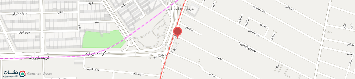 عکس ایستگاه اتوبوس میدان هفت تیر تخلیه