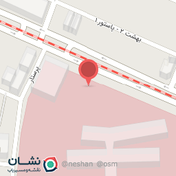 عکس پارکینگ اختصاصی بیمارستان قائم