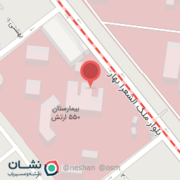 عکس ساختمان اداری و مدیریتی بیمارستان ۵۵۰ شمس الشموس