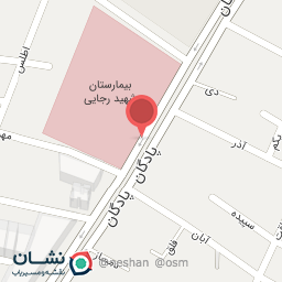 عکس ایستگاه اتوبوس بيمارستان شهيد رجايي